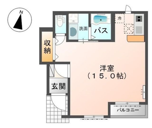 和歌山市杭ノ瀬のアパートの間取り