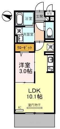 D-room M-fiveの間取り