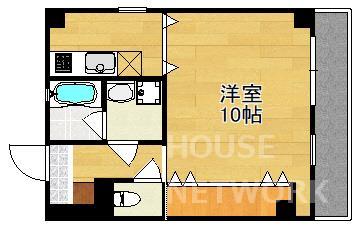 御所西エクセル三宅の間取り