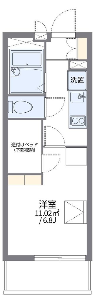 横浜市保土ケ谷区仏向町のマンションの間取り