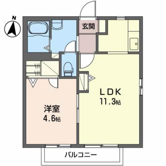 ファイン　フォレスタＢの間取り