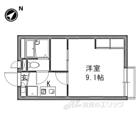 レオパレス東菜畑２の間取り