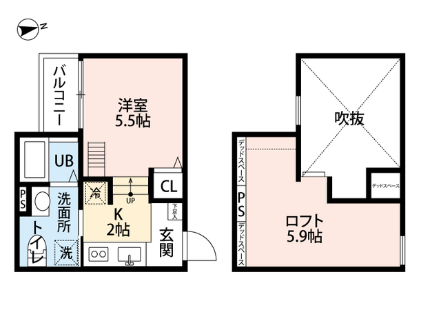 ラヴィータ御崎の間取り