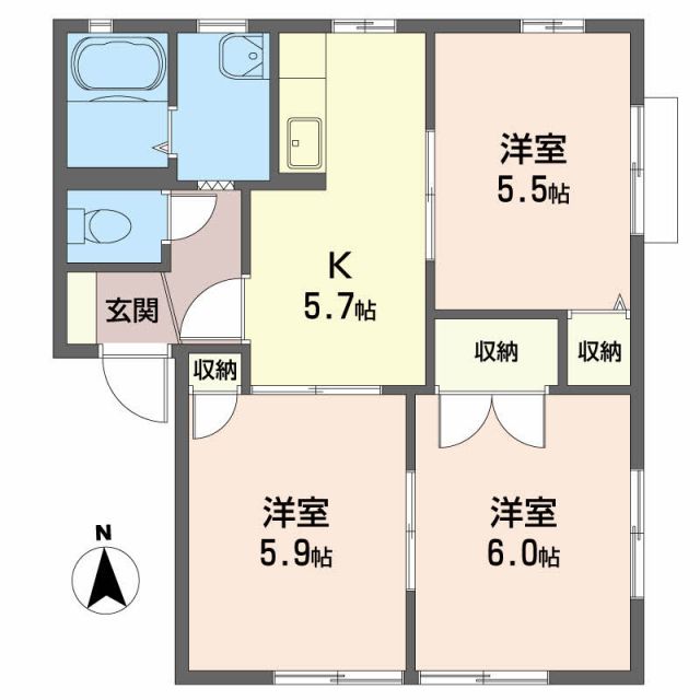 グローバルフォレストの間取り