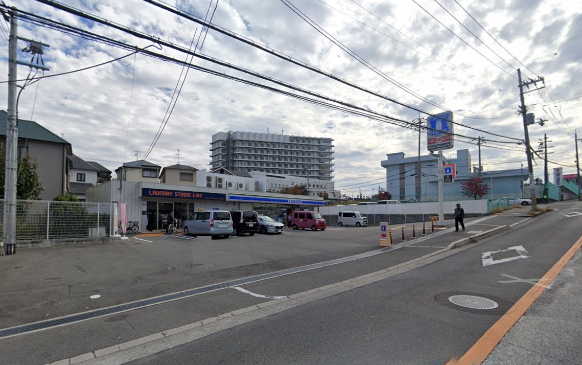 コンビニ　ローソンはびきの店（コンビニ）まで523m