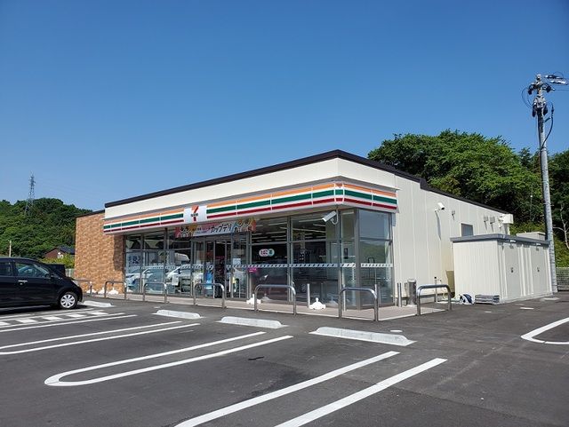 コンビニ　セブンイレブン柴田船岡入袋店（コンビニ）まで600m