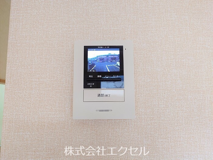 セキュリティ　モニター付きインターホンです。