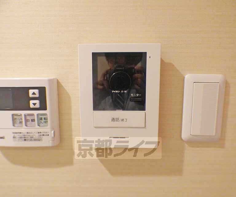 セキュリティ　誰が来たか確認できます。安心ですね！