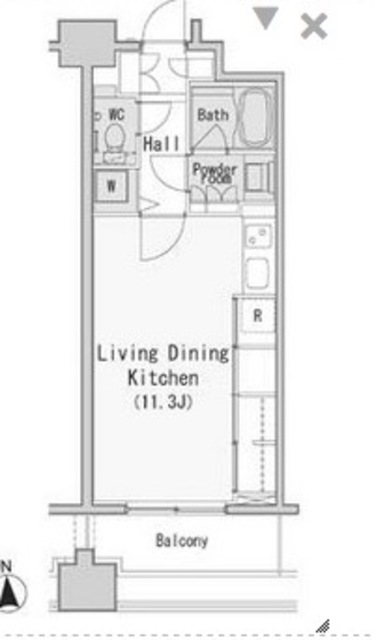 レジディア西麻布の間取り