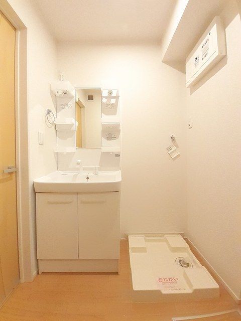 洗面設備　広い洗面スペース