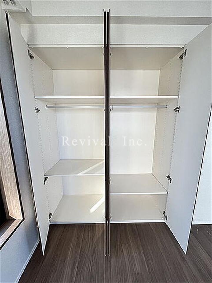 収納　収納も豊富にございます