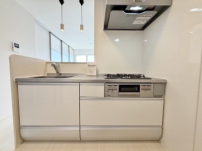 キッチン　★システムキッチングリル付き/3口コンロ★