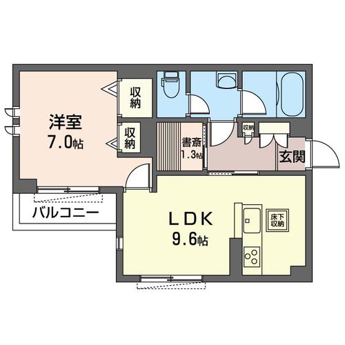 カサデ相之川の間取り
