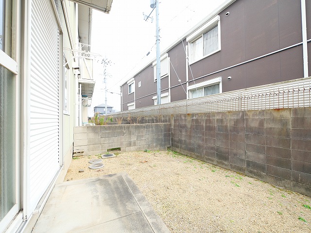 庭　お庭の付いた物件です