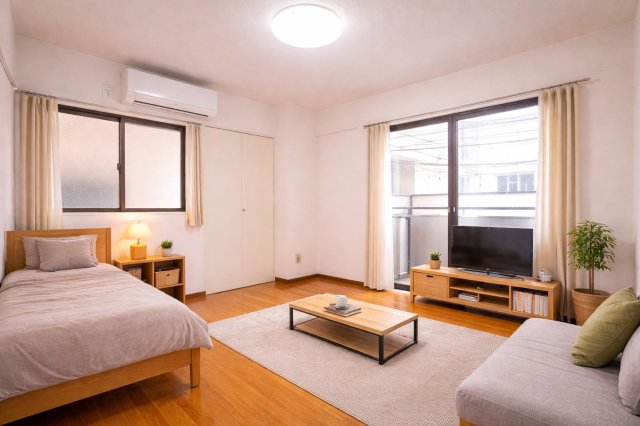 居室・リビング　家具配置イメージ画像です。