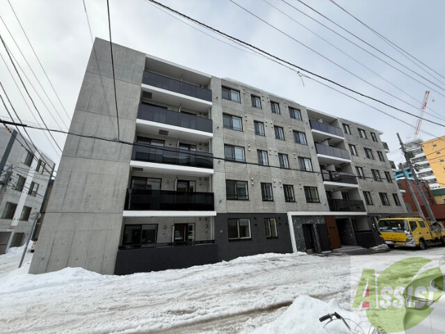 建物外観　札幌市中央区南４条西「ＡＬＰＨＡ　ＧＲＡＮＤＥ札幌南４条」