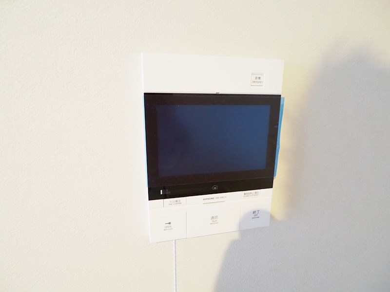 セキュリティ　モニタ付きインターホンで安心安全