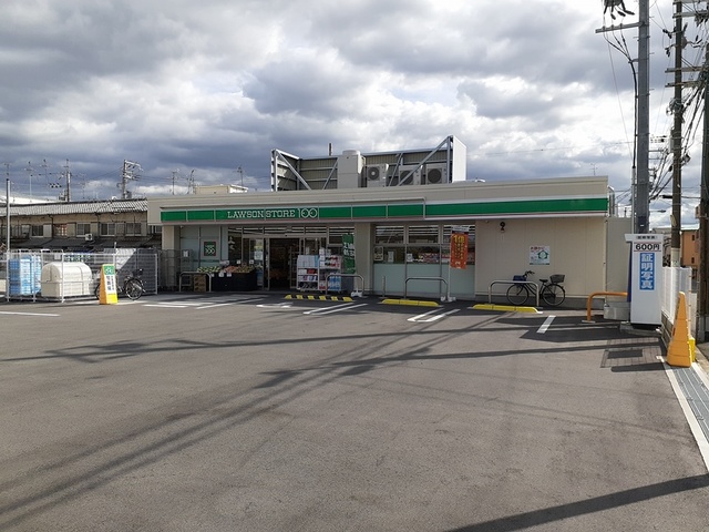 コンビニ　ローソンストア１００住道矢田店（コンビニ）まで78m