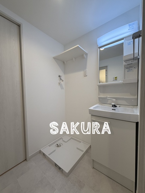 洗面設備　身支度に便利な洗面台！