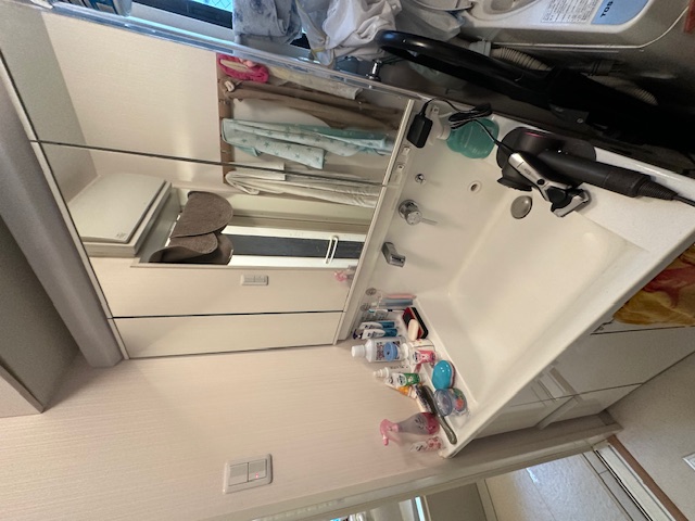 洗面設備　居住中