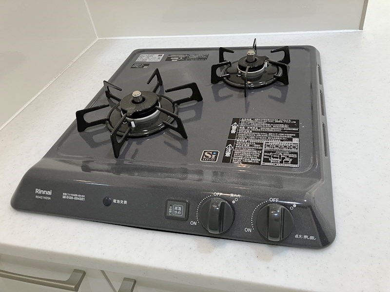 キッチン　２口コンロ