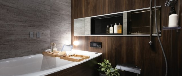 バス・シャワールーム　雨の日でも安心の浴室乾燥機付きです♪