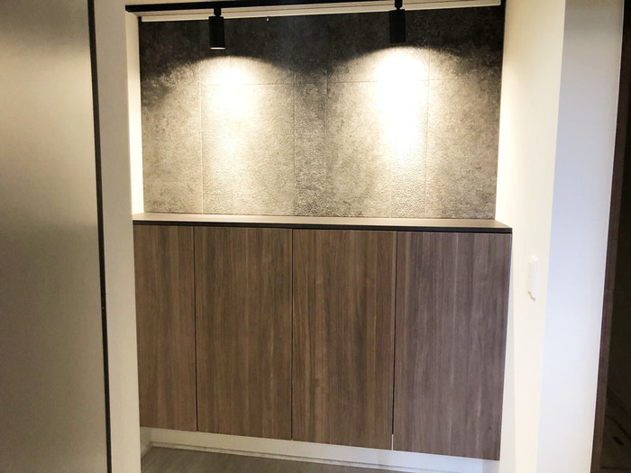 玄関　シューズボックス（カウンタータイプ）