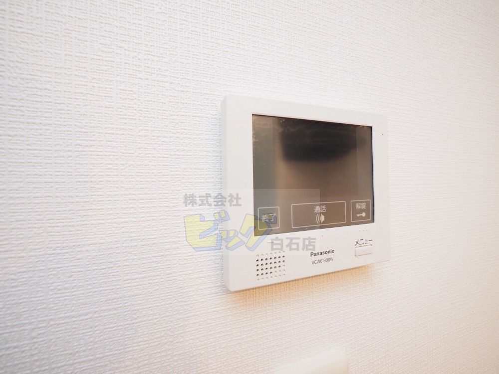 セキュリティ　モニター付きインターホン完備しています♪