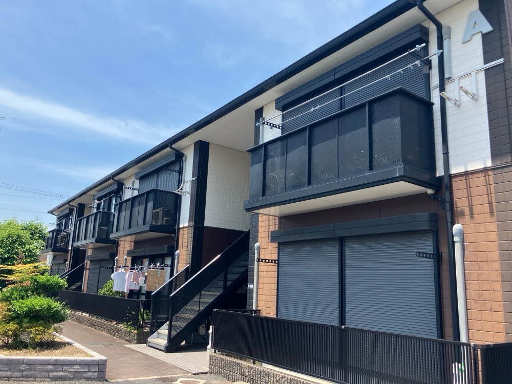 建物外観　積水ハウス施工。人気タイプの２階建ハイツ♪