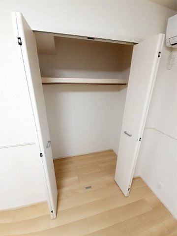 収納　たっぷりとした収納スペースです