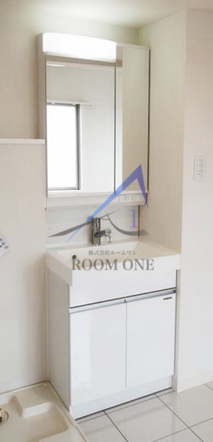 洗面設備　洗面台です。