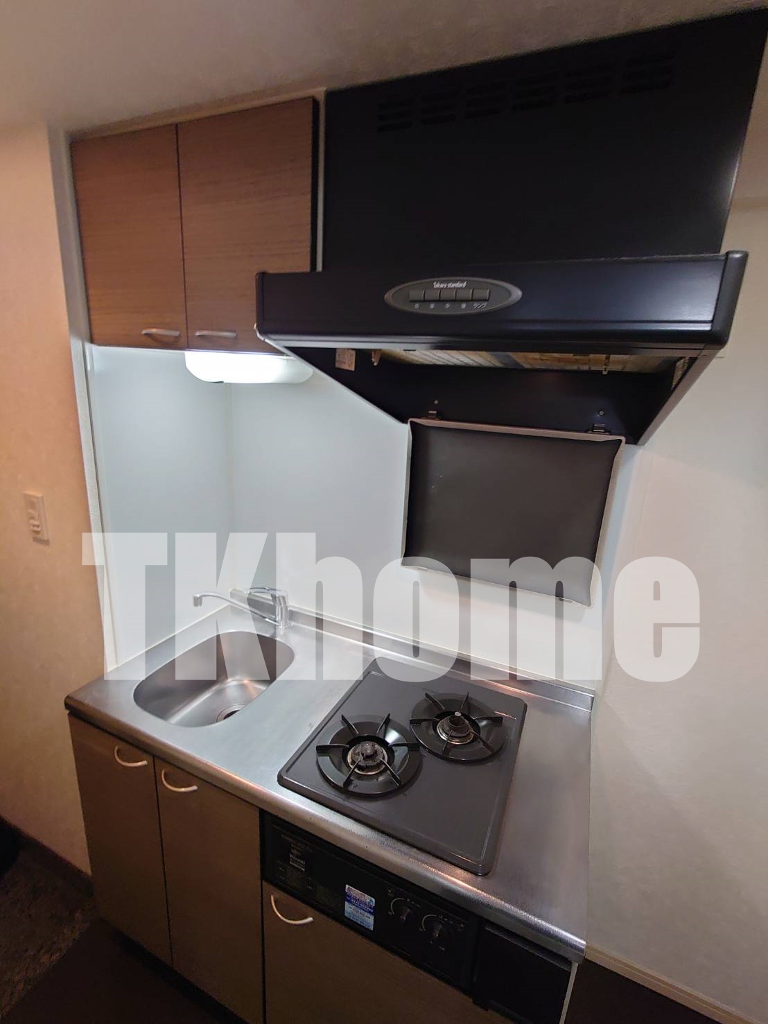 キッチン　2口ガスシステムキッチン