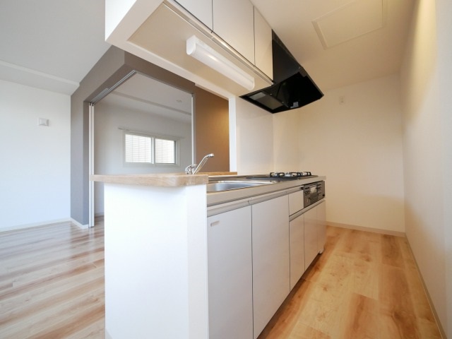 キッチン　対面式システムキッチン♪