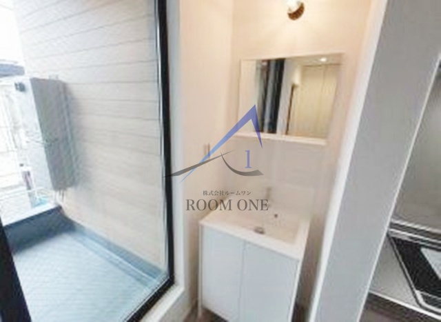 洗面設備　洗面台です。