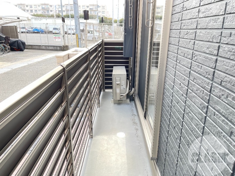 バルコニー　南向きです♪
