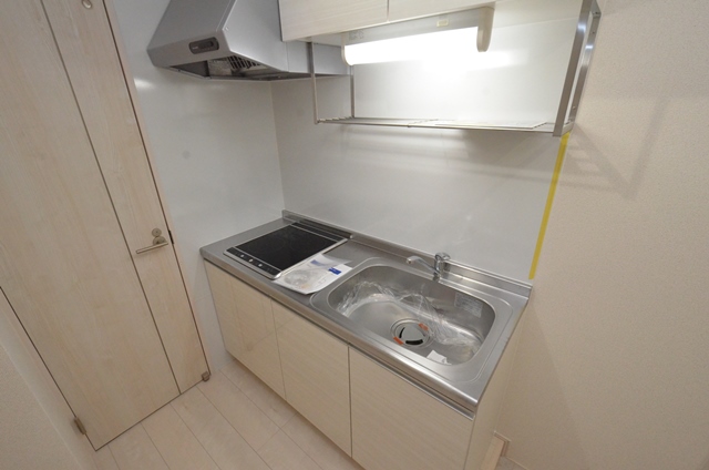 キッチン　火を使わず安心のIHコンロ付きキッチンです！