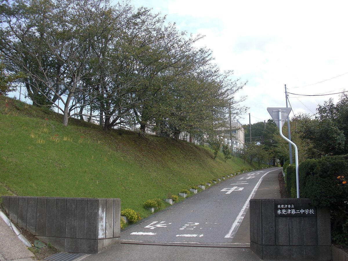 中学校　木更津市立木更津第二中学校（中学校）まで1554m