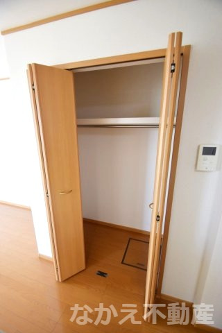 収納　たっぷりとした収納スペースです