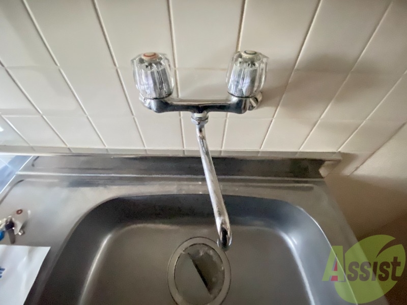 洗面設備　洗面台はありませんが、ここで顔を洗えそうです。