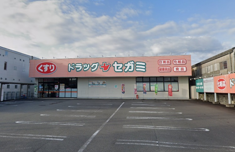 ドラックストア　ドラッグセガミ西須賀店（ドラッグストア）まで1482m