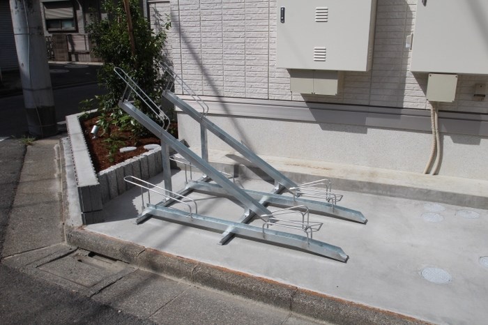 駐車場　駐輪場です