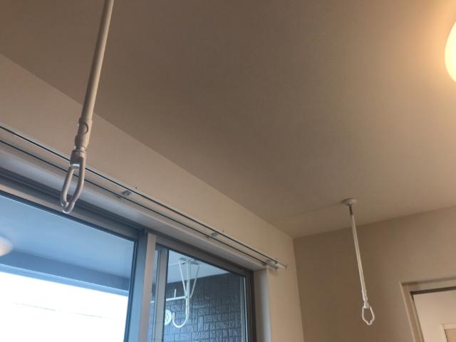 その他設備　室内物干し