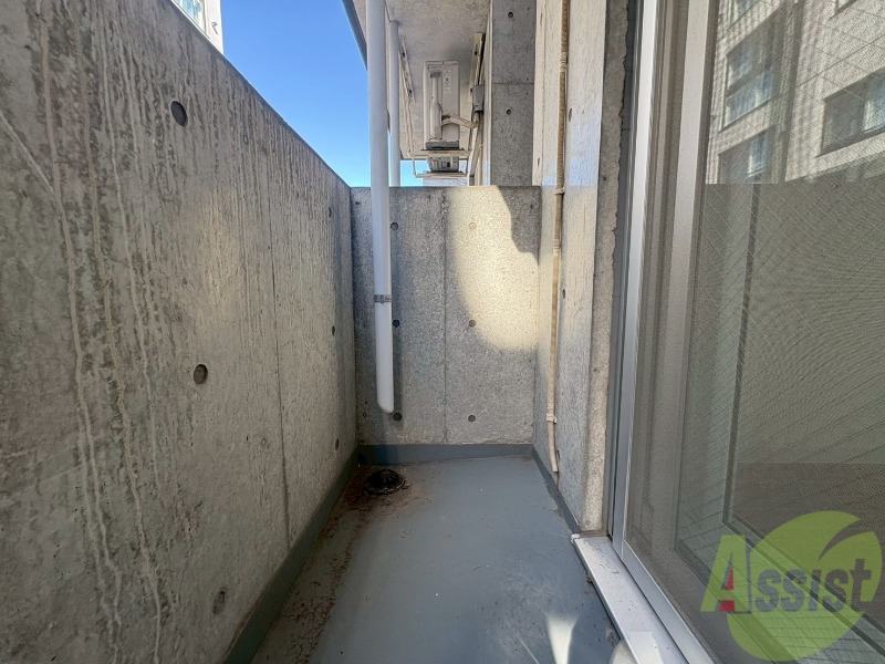 バルコニー　バルコニーです。天気の良い日には外干しができます！