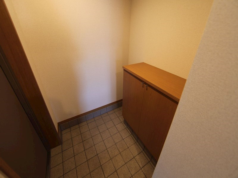 玄関　玄関　シューズボックス付