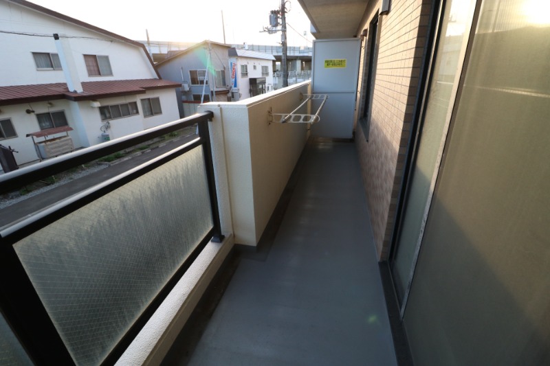 バルコニー　広々バルコニースペース♪