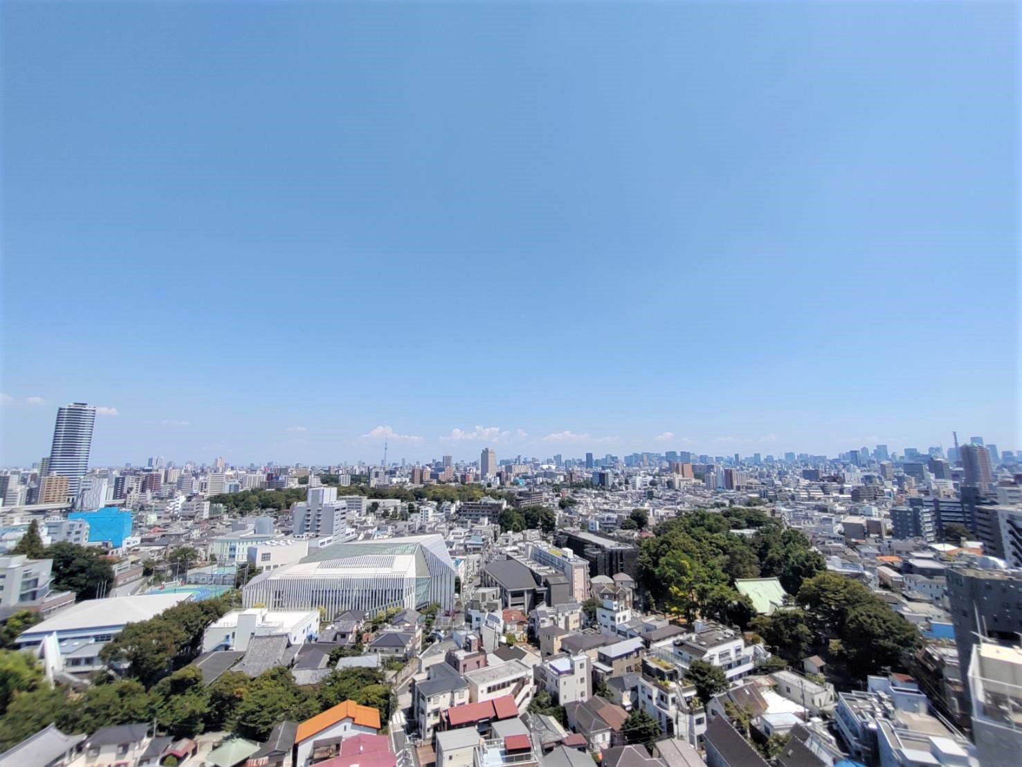 眺望　東京スカイツリーを正面に望む素晴らしい眺望です♪