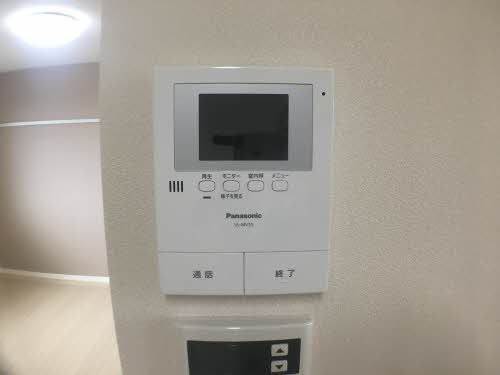 セキュリティ　カラーモニタ付きインターホン