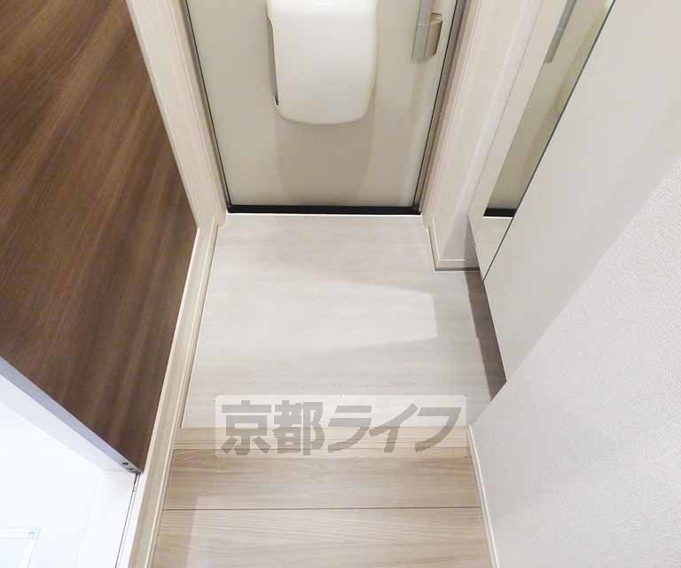 玄関　靴収納付の玄関です