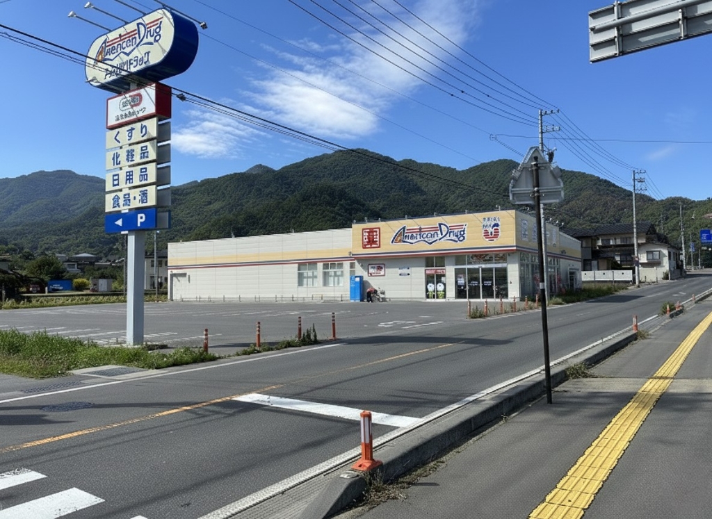 ドラックストア　アメリカンドラッグ 千曲上山田店（ドラッグストア）まで832m