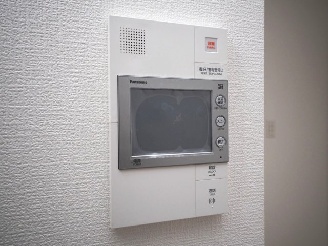 セキュリティ　モニター付きインターホンです